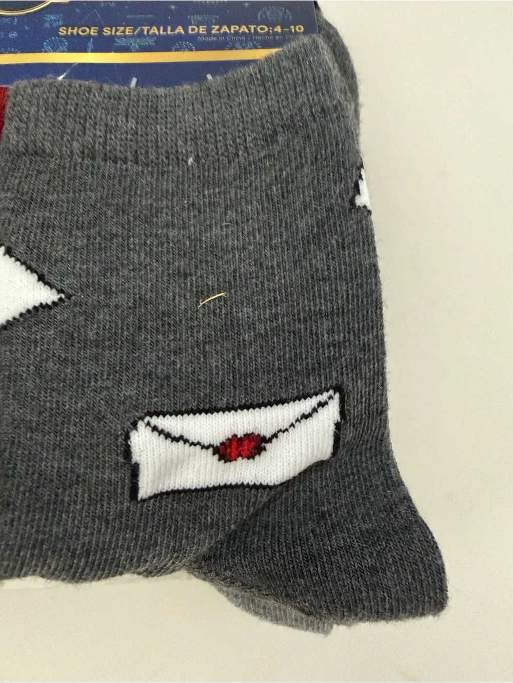 NWT Harry Potter Shortie Crew Socks 10 Pair Set Hogwarts Shoe Size 4-10